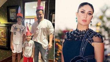 Kareena Kapoor Khan Shares Adorable Pics of Saif Ali Khan, Jeh, Taimur and Inaaya Naumi Kemmu, Calls Them ‘Easter Bunnies’ (View Post)
