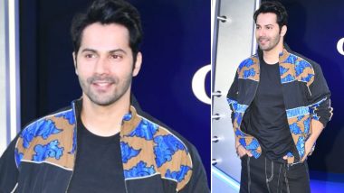 Citadel: Varun Dhawan Looks Handsome in Cobalt Blue and Sand Coloured Cargo Pants with T-shirt and Blazer at Premiere of Prime Video Series (View Pic)