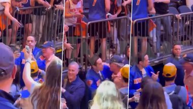 Pete Davidson Loses Cool at Fan and Pushes Him While Being Mobbed for Selfies During a Knicks Game (Watch Video)