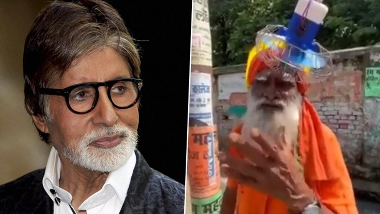 Amitabh Bachchan Shares Video of Man with Fan on His Head Powered by a Solar Plate, Calls India ‘Mother of Invention’ - Watch