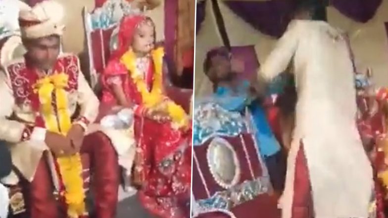 Angry Groom Beats Up His Brother-In-Law After He Irritates Him, Video of High-Voltage Drama Mid-Wedding Goes Viral