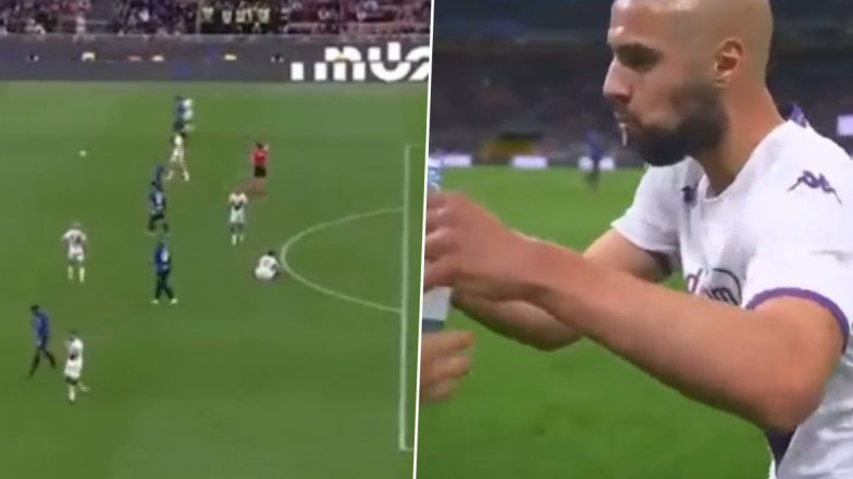 Fiorentina Defender Luca Ranieri Fakes Injury During Serie A Match Against Inter Milan To Let Teammate Sofyan Amrabat Break His Ramadan Fast (Watch Video)