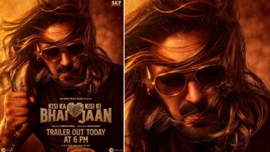 Kisi Ka Bhai Kisi Ki Jaan: Salman Khan Unveils New Poster, Trailer to Drop at This Time (View Pic)