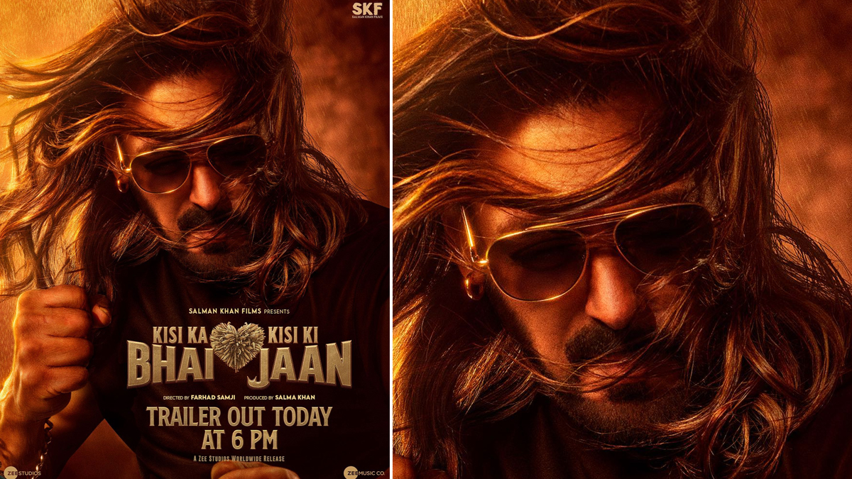 Agency News Salman Khan Unveils Exciting New Poster Kisi Ka Bhai Kisi Ki Jaan Trailer To Be 