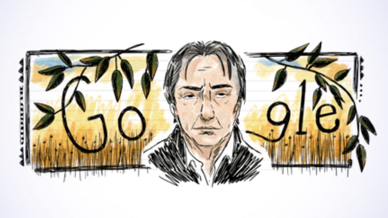 Google Doodle Pays Tribute to Alan Rickman for His Iconic Broadway Performance in Les Liaisons Dangereuses