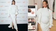 Rihanna Maternity Look Continues to Be Lit as She Flaunts Baby Bump in All-White Outfit, Paris Hilton Sends Love (View Pics)