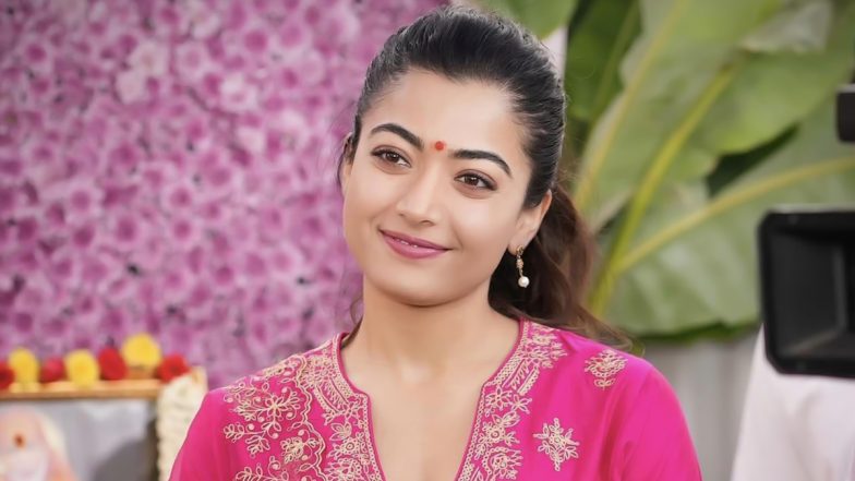 Rainbow: Rashmika Mandanna Shares Glimpse from Sets of Her Next Film (View Pic)