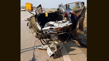 Praveen Hingnikar Car Accident: Former Ranji Cricketer Injured, Wife Killed in Mishap Near Samruddhi Expressway in Buldhana District