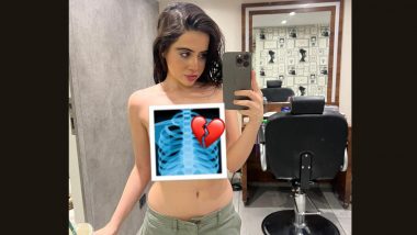 Uorfi Javed Has a Broken Heart in Her X-ray As She Goes Topless in New Photo (View Post)