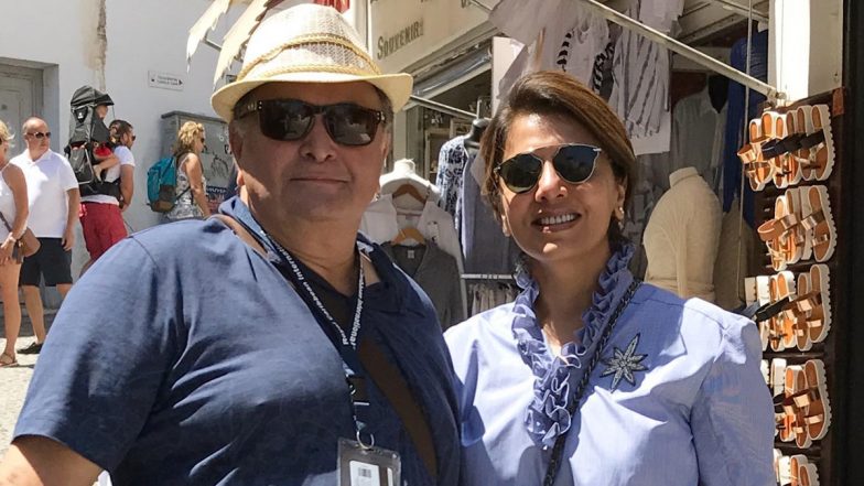 Rishi Kapoor Death Anniversary: Neetu Kapoor Shares Throwback Photo with Her Hubby and a Quintessential Actor (View Post)