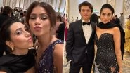 Karisma Kapoor Poses With Tom Holland and Zendaya at NMACC Gala Night (View Pics)