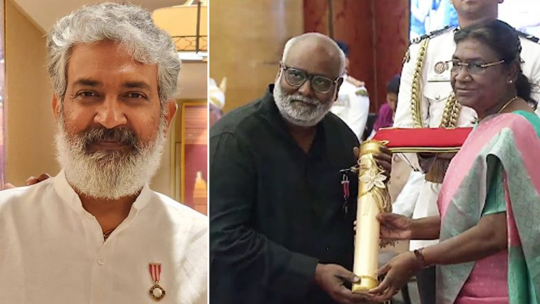 SS Rajamouli Tweets 'So Proud of My Peddanna' After Composer MM Keeravani Gets Honoured With Padma Shri!