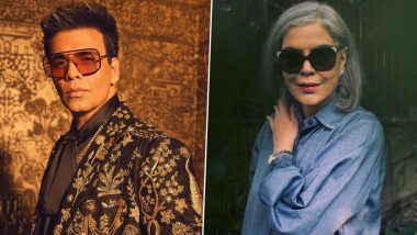 Karan Johar Praises Zeenat Aman’s Honesty, Says She Is ‘Everything Instagram Is NOT' (View Post)