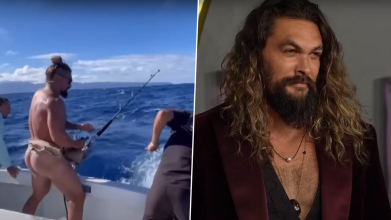 Jason Momoa Exposes His Bare Butt During Fishing Trip Watch Video Latestly