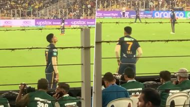 'Hamari Bhabhi Kaisi Ho, Sara Bhabhi Jaisi Ho', Spectators Once Again Tease Shubman Gill, This Time During GT vs CSK IPL 2023 Match (Watch Video)