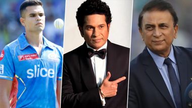 IPL 2023: Sunil Gavaskar Spots Similarity Between Arjun and Sachin Tendulkar; Says MI Pacer Has Inherited Temperament of His Father
