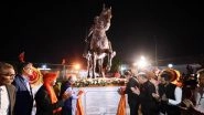 Maharashtra Deputy CM Devendra Fadnavis Unveils Statue of Maratha Warrior Chhatrapati Shivaji Maharaj in Mauritius (See Pics)
