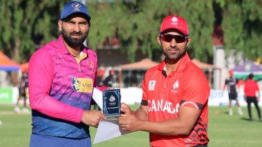United Arab Emirates vs Canada Live Streaming Online: Get Free Telecast Details of UAE vs CAN ODI Match in ICC Men’s Cricket World Cup Qualifier Play-Off on TV