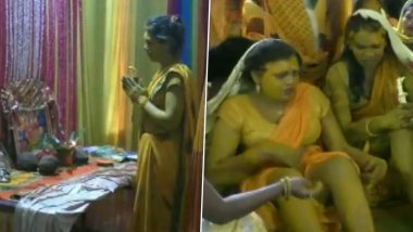 Chhattisgarh: Five Eunuchs Marry Their ‘Guru’ in Janjgir-Champa District (Watch Video)
