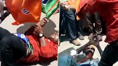 Naagin Dance at BJP Rally: Party Workers Groove To Popular 'Snake' Dance During Roadshow for Karnataka Assembly Election 2023 (Watch Video)