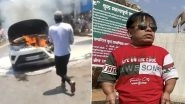 Shocking! KK Goswami's Car Catches Fire on Road; Shaktimaan Actor and His Son are Both Safe (Watch Video)