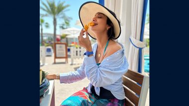 Shilpa Shetty Enjoys Her 'Sunday Binge' with Curly Fries and Her Beach Look Is Simply Stunning (View Pic)