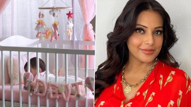 Bipasha Basu Gives Her Fans a Sneak Peek Into Her Daughter Devi’s Pink and White Nursery, and It Is Simply Too Cute to Miss! (Watch Video)