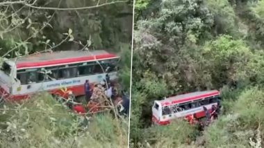 Uttarakhand Road Accident: ITBP Rescues 26 People After Bus Falls Into Gorge on Mussoorie-Dehradun Highway