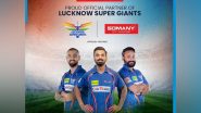 Business News | Somany Ceramics Marks Its Entry in IPL 2023 as the Official Partner of Lucknow Super Giants