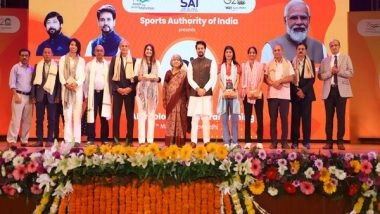 Sports News | SAI Recognizes Their Meritorious Coaches and Players for Year 2022-23; Felicitates Them During Their 39th Foundation Day Celebrations