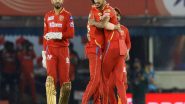Sports News | IPL 2023: Punjab Kings Beat KKR by Seven Runs Via DLS Method in Rain-hit Match