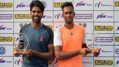Sports News | ITF Mysuru Open 2023: Mukund Sasikumar-Vishnu Vardhan Pair Bags Doubles Title