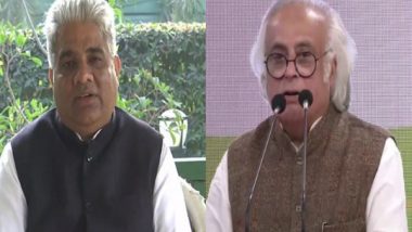 India News | Bhupender Yadav, Jairam Ramesh Trade Barbs over Government Move to Send Forest Conservation Bill to Select Committee