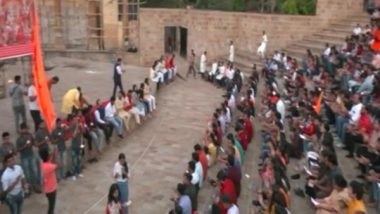 India News | Maharashtra: Huge Crowd Recite Hanuman Chalisa at Nagpur's Gandhibagh Garden