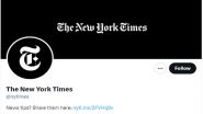 World News | Leading US Daily New York Times Loses Twitter Verification Badge