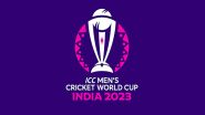 Sports News | ICC Reveals Logo for Cricket World Cup 2023 India on 12th Anniversary of CWC 2011 Triumph