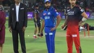 Sports News | IPL 2023: RCB Win Toss, Elect to Field First in Campaign Opener Against MI