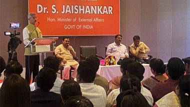 World News | Impressed by How Belagavi is Getting Connected to Global Supply Chains: Jaishankar During Visit to City in Karnataka