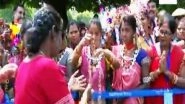 India News | Delhi: Women of Baiga Community Visit Amrit Udyan, Meet President Murmu