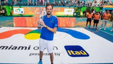 Sports News | Daniil Medvedev Downs Jannik Sinner to Win Maiden Miami Open Title