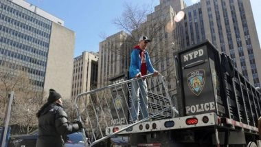 World News | NYPD, Secret Service Plan to Close Key Streets for Trump's Arraignment