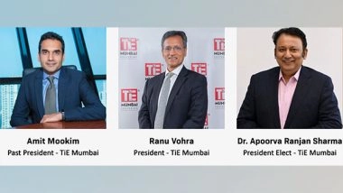 Business News | TiE Mumbai Appoints Ranu Vohra as the New President of the Chapter and Dr Apoorva Ranjan Sharma as the President Elect