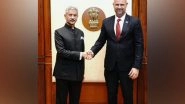 World News | Jaishankar Meets Speaker of Israel's Knesset Amir Ohana, Discusses Bilateral Ties