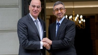 World News | UAE FM Abdullah Bin Zayed, Greek Counterpart Review Strengthening Strategic Partnership