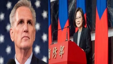 World News | US House Speaker McCarthy to Hold Talks with Taiwan Prez Tsai  Tomorrow