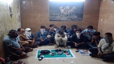 India News | Gambling Racket Busted in Delhi, 12 Arrested