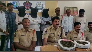 India News | Palamaneru Police Arrests Three Persons for Selling Ganja in Andhra's Chittoor