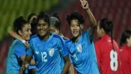 Sports News | AFC Women's Olympic Qualifier: India Trounce Kyrgyz Republic 5-0 in First Match