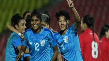 Sports News | AFC Women's Olympic Qualifier: India Trounce Kyrgyz Republic 5-0 in First Match