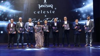 Business News | Tanishq Unveils 'Celeste X Sachin Tendulkar' Solitaire Collection: The Amalgamation of Brilliance and Rarity